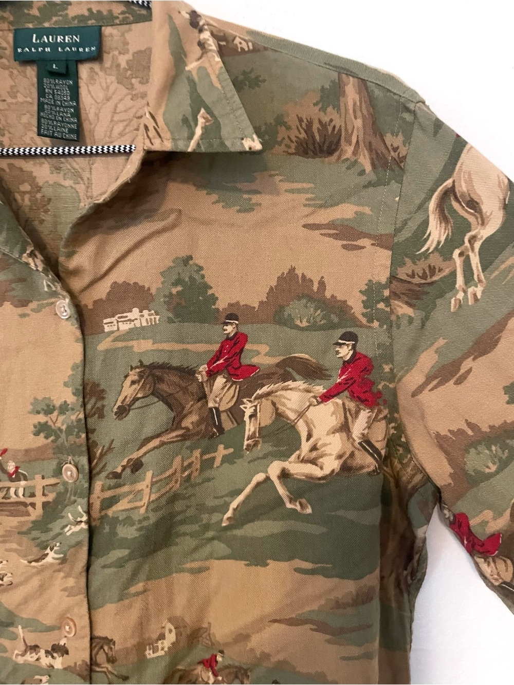 Ralph Lauren Equestrian Button-Up Shirt - Picture 3 of 5